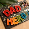 Gift Personalized Hero Dad Polaroids String Art Frame