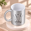 Buy Personalized Holding Hands Silver Mug