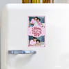 Personalized Home is Where Mom is Fridge Magnet