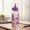 Personalized Hydration Tracking Lilac Water Bottle