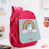 Gift Personalized I Love Unicorn School Bag - Pink