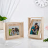 Personalized I Love Us Rotating Wooden Frame - Set Of 2 Online