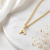 Gift Personalized Initial Gold Necklace for Father's Day