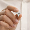 Buy Personalized Initial Silver Cufflinks for Father's Day
