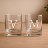 Personalized Initial Whiskey Glass - Set of 2