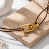 Gift Personalized Interlocking Bracelet for Father's Day