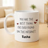 Personalized Internet Couple Coffee Mug