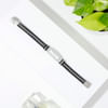 Buy Personalized Jazzy Black Silicone Bracelet For Men