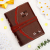 Gift Personalized Journal in Dark Brown