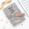 Gift Personalized Journal with Leather Wrap