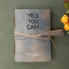 Personalized Journal with Leather Wrap Online