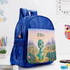 Gift Personalized Kids Dinosaur School Bag For Rakhi