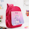 Gift Personalized Kids Unicorn School Bag for Rakhi