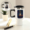 Personalized King of Accounts Travel Mug