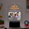 Shop Personalized King of Fatherhood LED Lamp for Dad