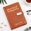 Shop Personalized Leather Diary with Pen for Boss Day