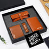 Personalized Leather Gift Hamper for Brother