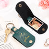 Personalized Leather Photo Keychain