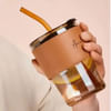 Buy Personalized Leather Sleeve Coffee Tumbler