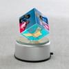 Gift Personalized LED Rotating Crystal for Best Friends