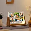 Gift Personalized LED Wooden Photo Frame for Father's Day