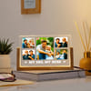 Personalized LED Wooden Photo Frame for Father's Day