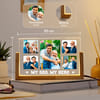 Gift Personalized LED Wooden Photo Frame For Your Dad
