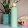 Gift Personalized Light Green Vacuum Insulated Water Bottle