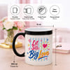 Gift Personalized Lil Sis Big Love Mug