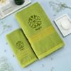 Personalized Lime Green Set of 2 Towels Online
