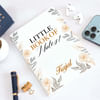 Gift Personalized Little Book Of Notes Floral Notebook