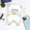 Personalized Little Book Of Notes Floral Notebook Online