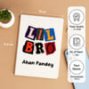 Gift Personalized Little Bro Notebook for Rakhi