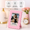 Gift Personalized Long Distance Siblings Scallop Edged Photo Frame