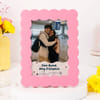 Buy Personalized Long Distance Siblings Scallop Edged Photo Frame