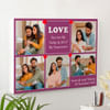 Gift Personalized Love Canvas Photo Frame
