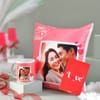 Personalized Love Cushion And Mug Valentine's Day Combo