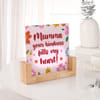Buy Personalized Love for Mom Double-Sided Frame