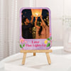 Shop Personalized Love That Lights Up Easel Photo Stand