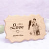 Gift Personalized Love Wooden Photo Frame