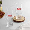 Gift Personalized Love You Beery Much Beer Glass - Set Of 2