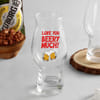 Buy Personalized Love You Beery Much Beer Glass - Set Of 2