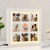 Shop Personalized Love You Forever LED Photo Frame For Valentine's Day