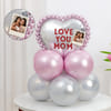 Personalized Love You Mom Balloon Arrangement