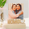 Gift Personalized Love You Mumma Photo Stand With Money Plant