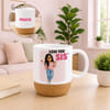 Personalized Love You Sis Coffee Mug with Cork Base