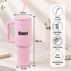 Gift Personalized Main Character Pink Steel Tumbler
