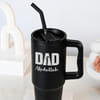 Gift Personalized Matte Black Tumbler for Father's Day