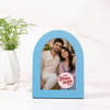 Shop Personalized Meenakari Rakhi Duo with Sweets & Frame Hamper