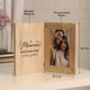 Gift Personalized Memories We Keep Wooden Book Frame